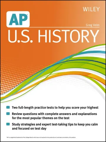 Cover of Wiley AP U.S. History