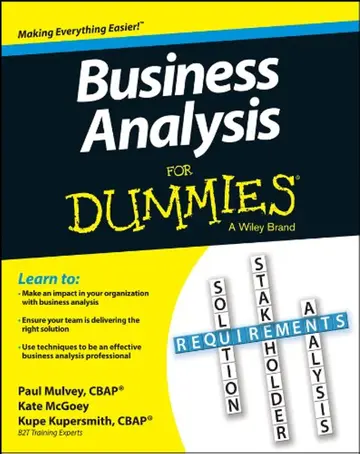 Cover of Business Analysis for Dummies