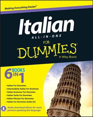 Cover of Italian All-In-One for Dummies
