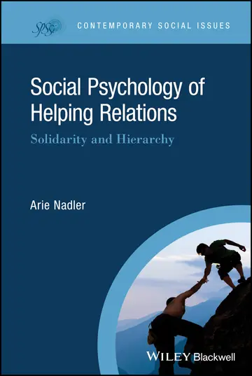 Cover of Social Psychology of Helping Relations