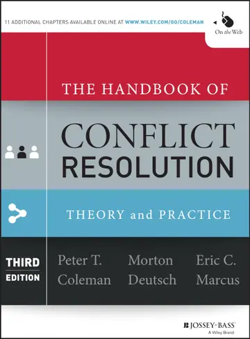 Cover of The Handbook of Conflict Resolution