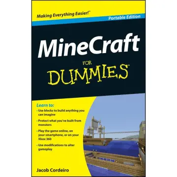 Cover of Minecraft for Dummies, Portable Edition