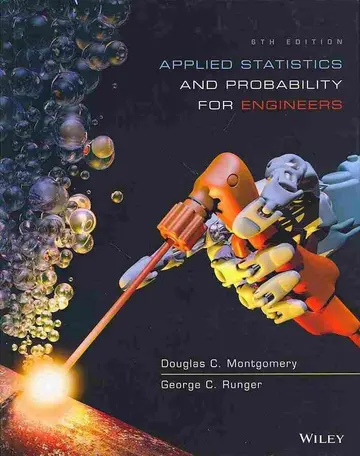 Cover of Applied Statistics and Probability for Engineers