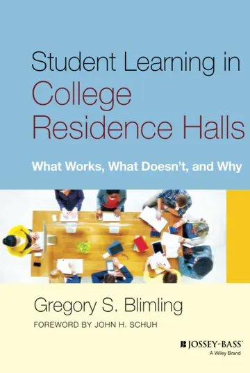 Cover of Student Learning in College Residence Halls
