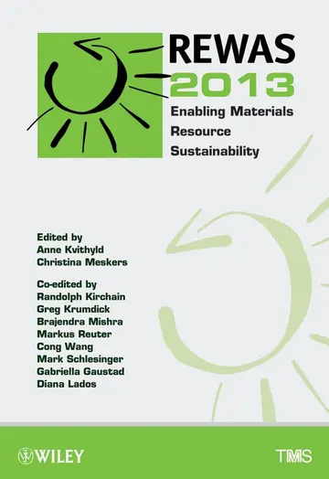 Cover of REWAS 2013 Enabling Materials Resource Sustainability