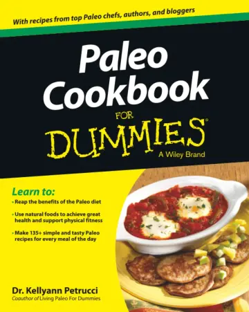 Cover of Paleo Cookbook for Dummies