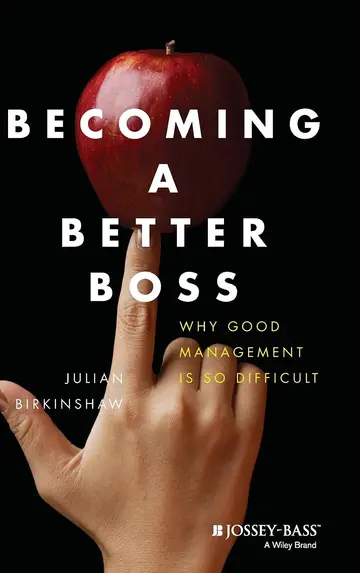 Cover of Becoming A Better Boss