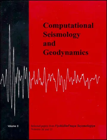 Cover of Selected Papers from Volumes 26 and 27 of Vychislitel′naya Seysmologiya