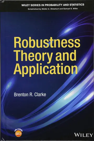 Cover of Robustness Theory and Application
