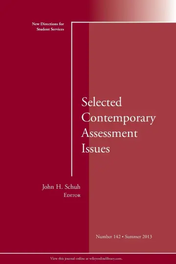 Cover of Selected Contemporary Assessment Issues