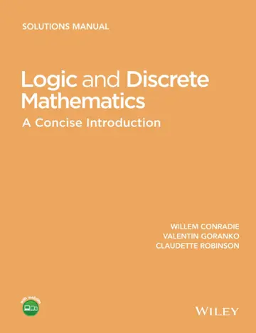 Cover of Logic and Discrete Mathematics