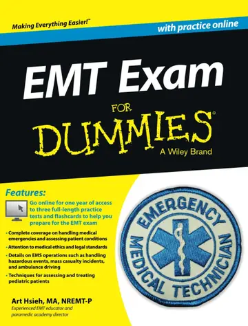 Cover of EMT Exam for Dummies with Online Practice
