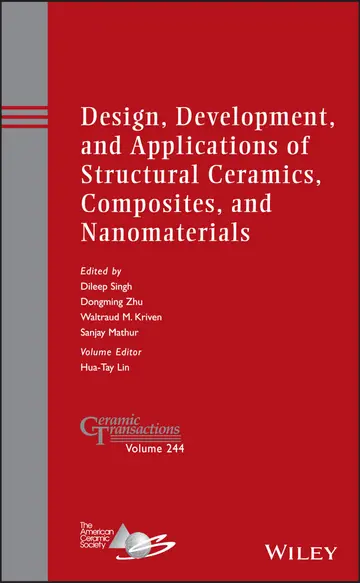 Cover of Design, Development, and Applications of Structural Ceramics, Composites, and Nanomaterials