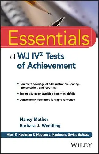 Cover of Essentials of WJ IV Tests of Achievement
