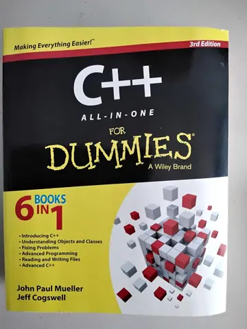 Cover of C++ All-in-One for Dummies