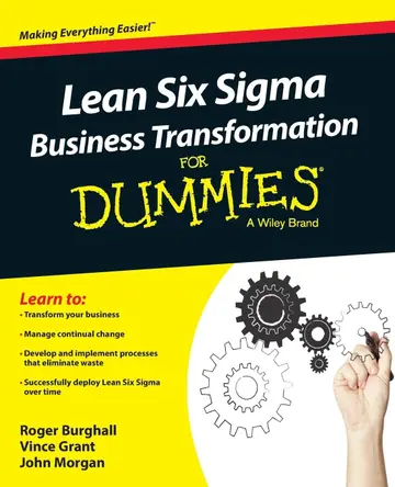 Cover of Lean Six Sigma Business Transformation for Dummies