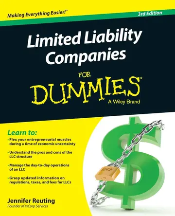 Cover of Limited Liability Companies for Dummies