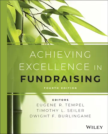 Cover of Achieving Excellence in Fundraising + Website