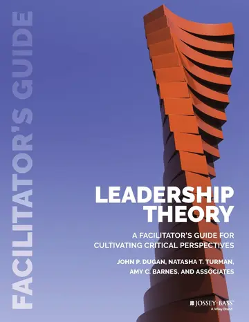 Cover of Leadership Theory A Facilitators Guide for Cultivating Critical Perspectives