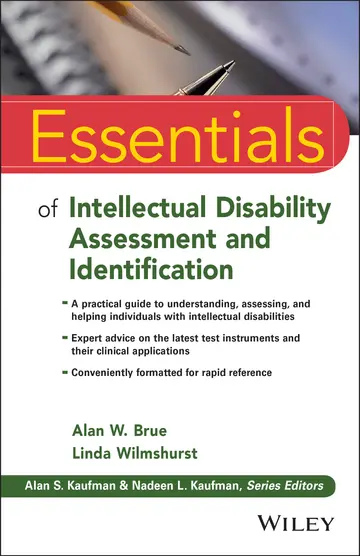 Cover of Essentials of Intellectual Disability Assessment and Identification
