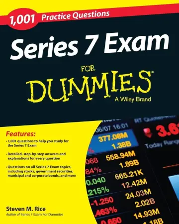 Cover of 1,001 Series 7 Exam Practice Questions for Dummies