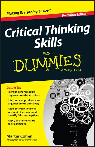 Cover of Critical Thinking Skills for Dummies