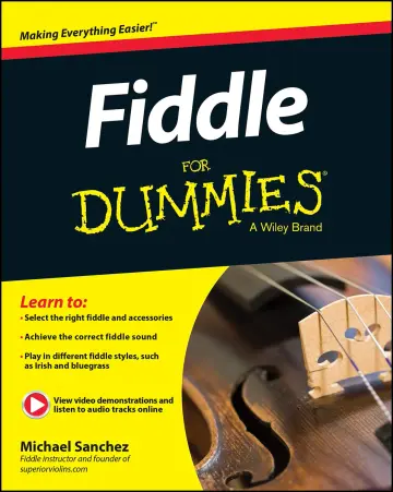 Cover of Fiddle for Dummies - Book + Online Video & Audio Instruction