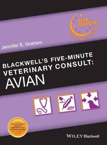 Cover of Blackwells Five Minute Veterinary Consult Avian