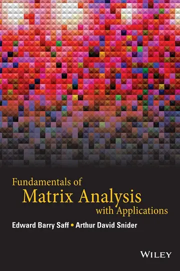 Cover of Fundamentals of Matrix Analysis with Applications