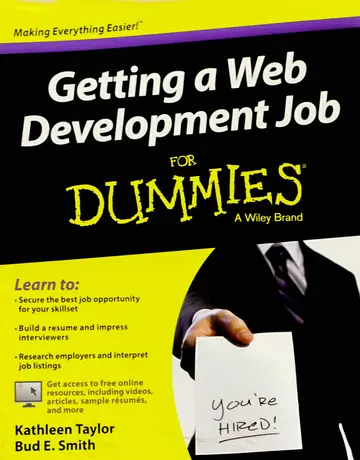 Cover of Getting a Web Development Job for Dummies