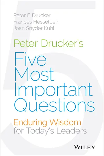 Cover of Peter Drucker′s Five Most Important Questions