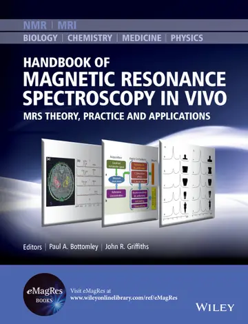Cover of Handbook of Magnetic Resonance Spectroscopy in Vivo