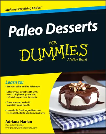 Cover of Paleo Desserts for Dummies