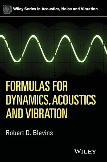 Cover of Formulas for Dynamics, Acoustics and Vibration