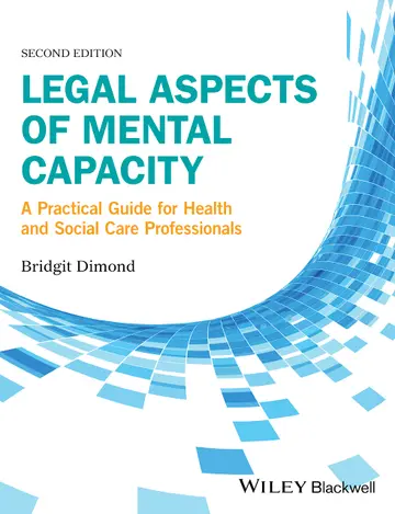 Cover of Legal Aspects of Mental Capacity
