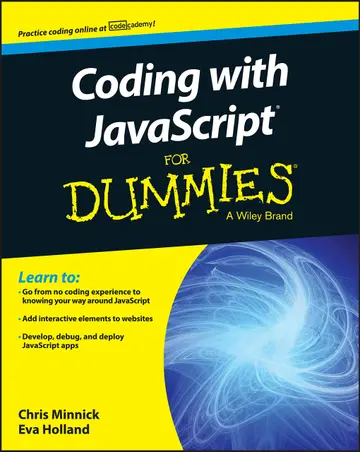 Cover of Coding with JavaScript for Dummies