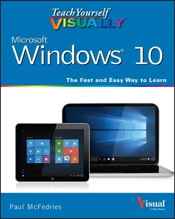Cover of Teach Yourself Visually Windows 10
