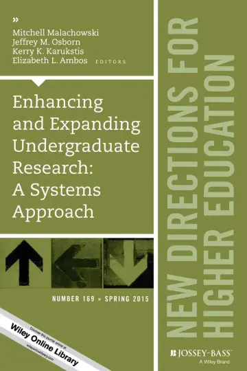 Cover of Enhancing and Expanding Undergraduate Research