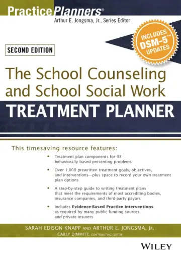 Cover of The School Counseling and School Social Work Treatment Planner