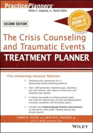 Cover of The Crisis Counseling and Traumatic Events Treatment Planner, with DSM-5 Updates, 2nd Edition