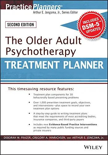 Cover of The Older Adult Psychotherapy Treatment Planner, with DSM-5 Updates, 2nd Edition