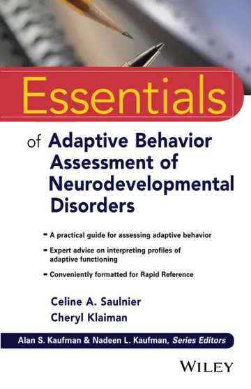 Cover of Essentials of Adaptive Behavior Assessment of Neurodevelopmental Disorders