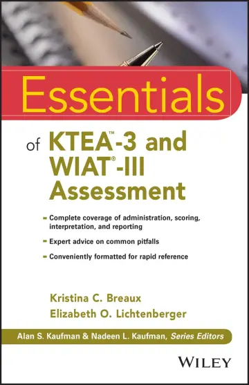Cover of Essentials of KTEA -3 and WIAT (R)-III Assessment