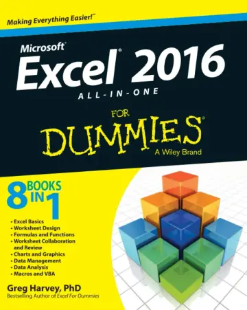 Cover of Excel 2016 All-In-One for Dummies