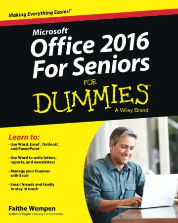 Cover of Office 2016 for Seniors for Dummies