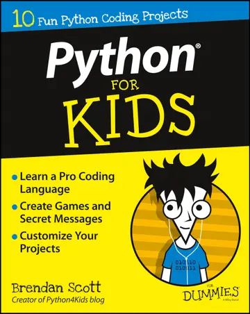 Cover of Python for Kids for Dummies