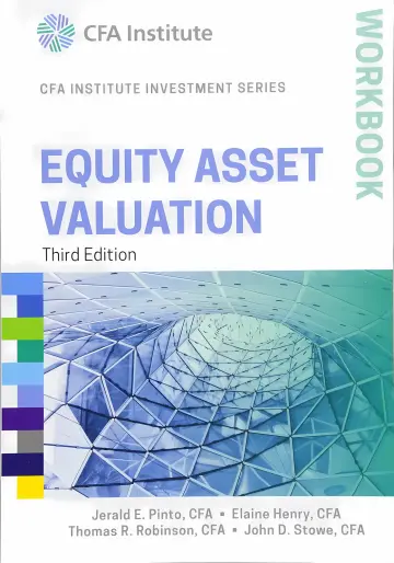 Cover of Equity Asset Valuation Workbook