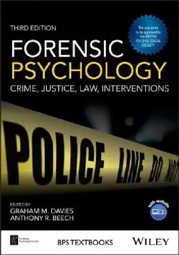 Cover of Forensic Psychology