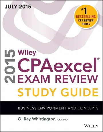 Cover of Wiley CPAexcel Exam Review 2015 Study Guide July