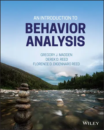 Cover of An Introduction to Behavior Analysis